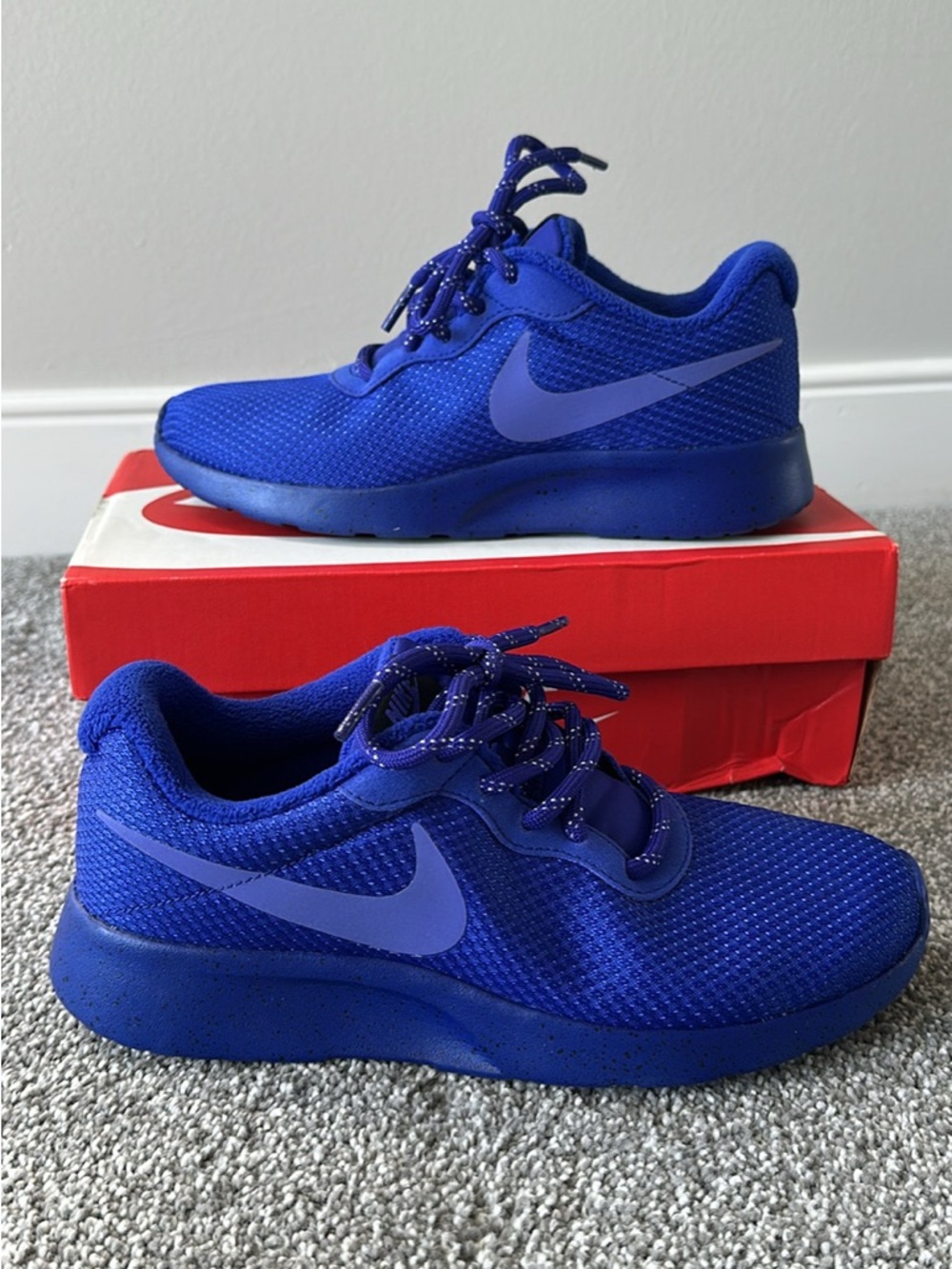 Nike Women's Royal Blue Mesh Athletic Sneakers
